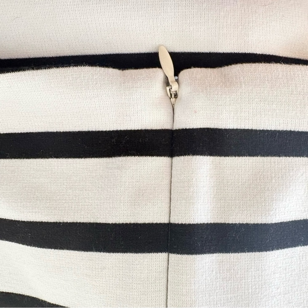 Old Navy Black and White Striped Mini Dress - Picture 5 of 6